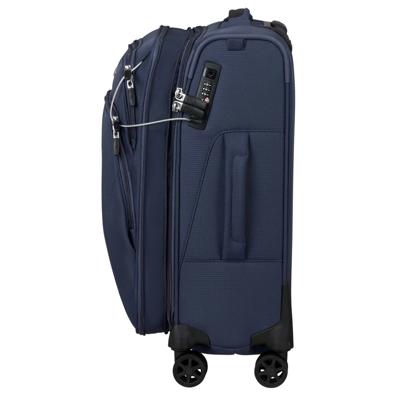 Samsonite Spark SNG 2 - 4-Rollen-Kabinentrolley 55/20 cm erw. (midnight blue, 55 cm)