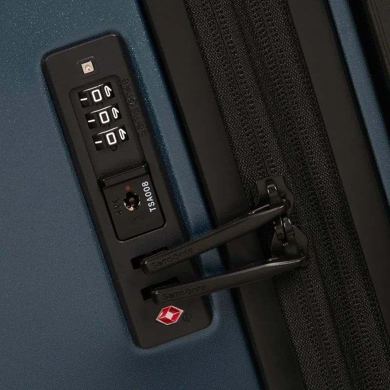 Samsonite Fyrm - 4-Rollen-Trolley 67 cm erw. (steel blue)