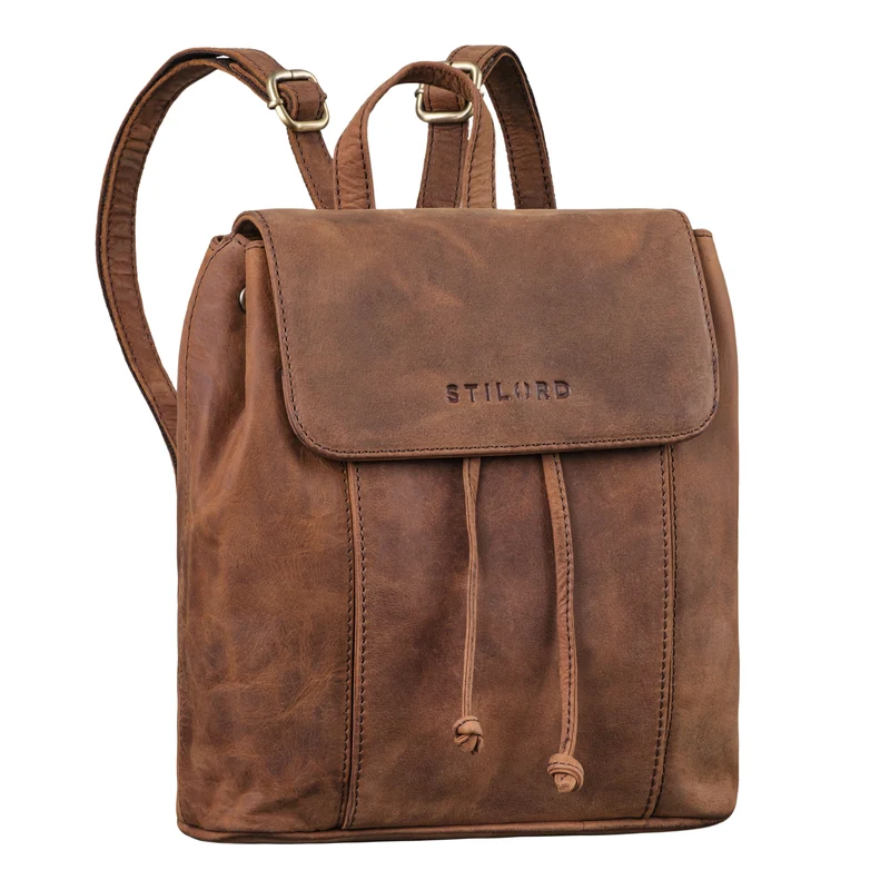 STILORD “Beatrix“ Rucksack Damen Klein Leder