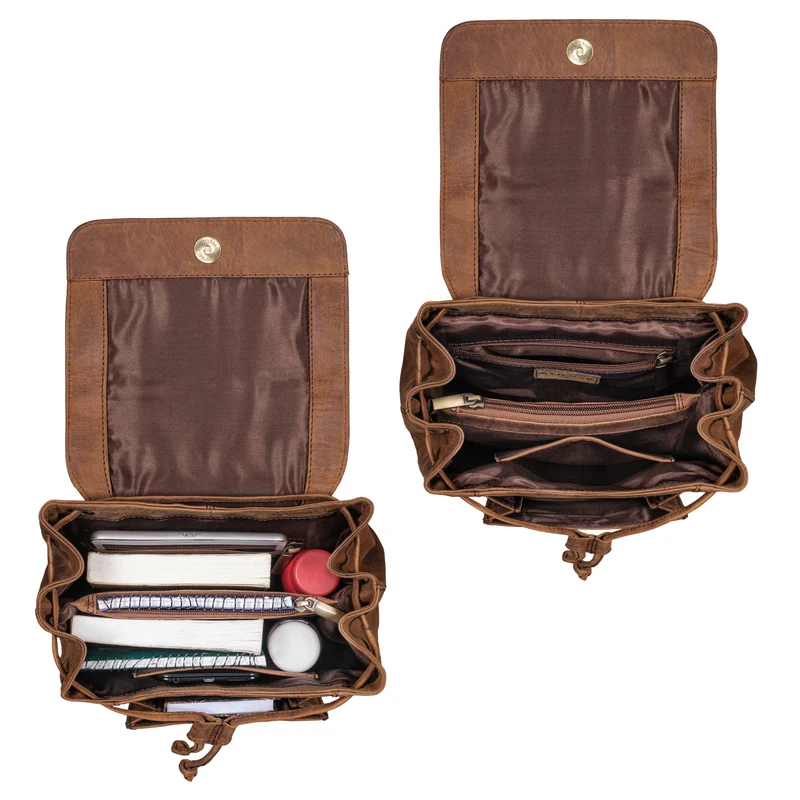 STILORD “Beatrix“ Rucksack Damen Klein Leder