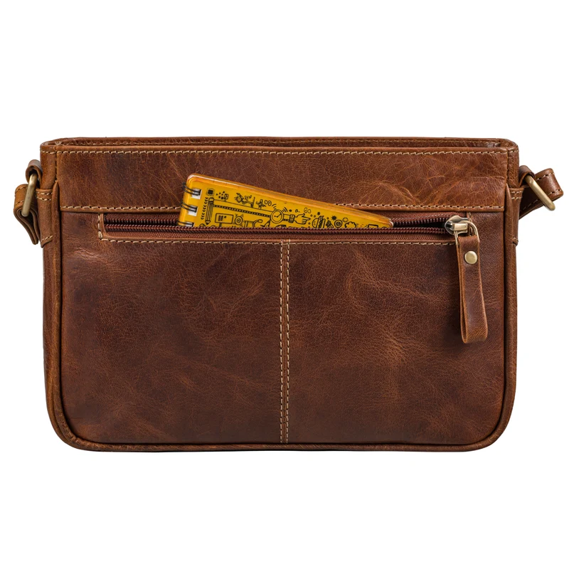"Honey" Vintage Handtasche Damen Klein Leder