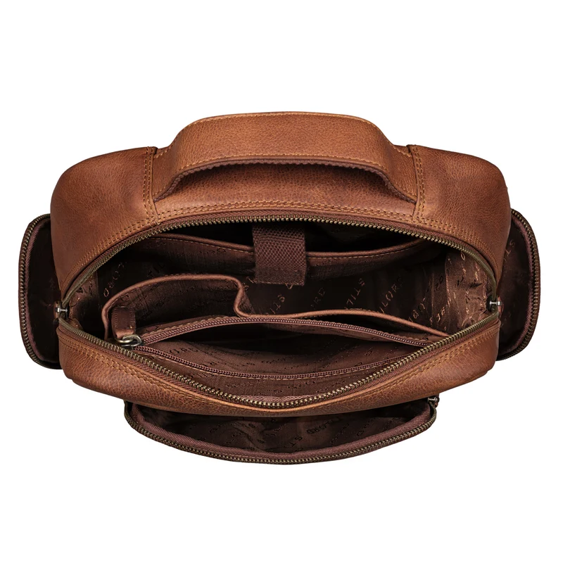 "Blaze" Vintage Leder Rucksack Herren Damen Groß