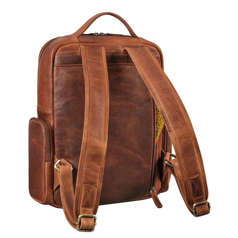 "Blaze" Vintage Leder Rucksack Herren Damen Groß