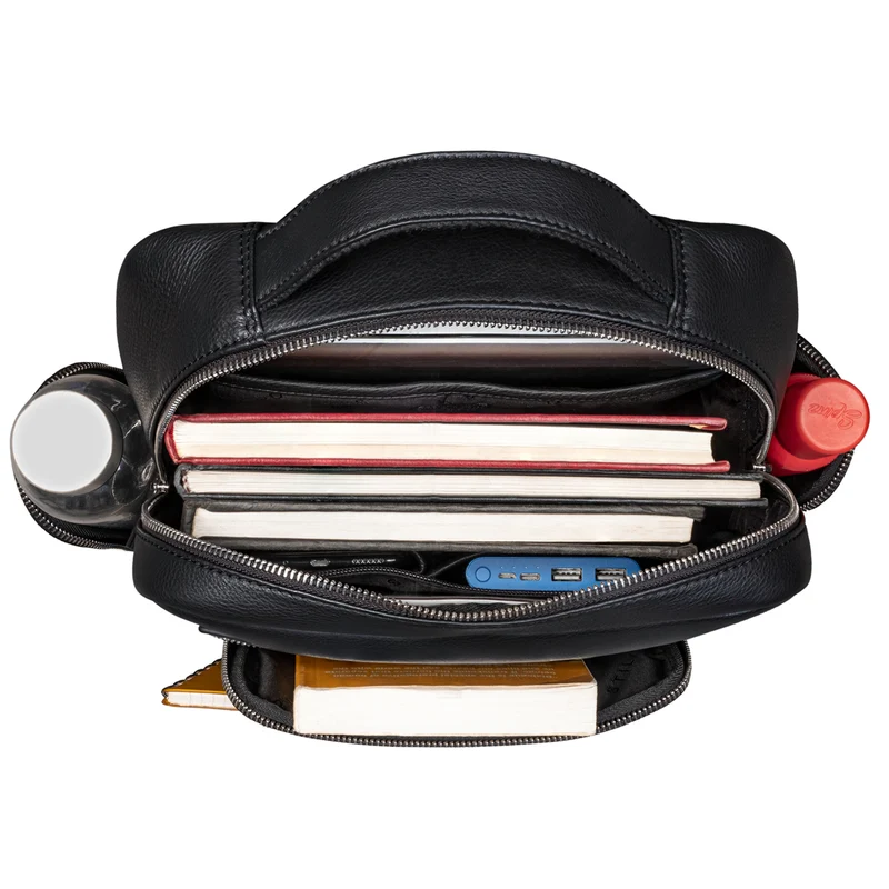 "Blaze" Vintage Leder Rucksack Herren Damen Groß