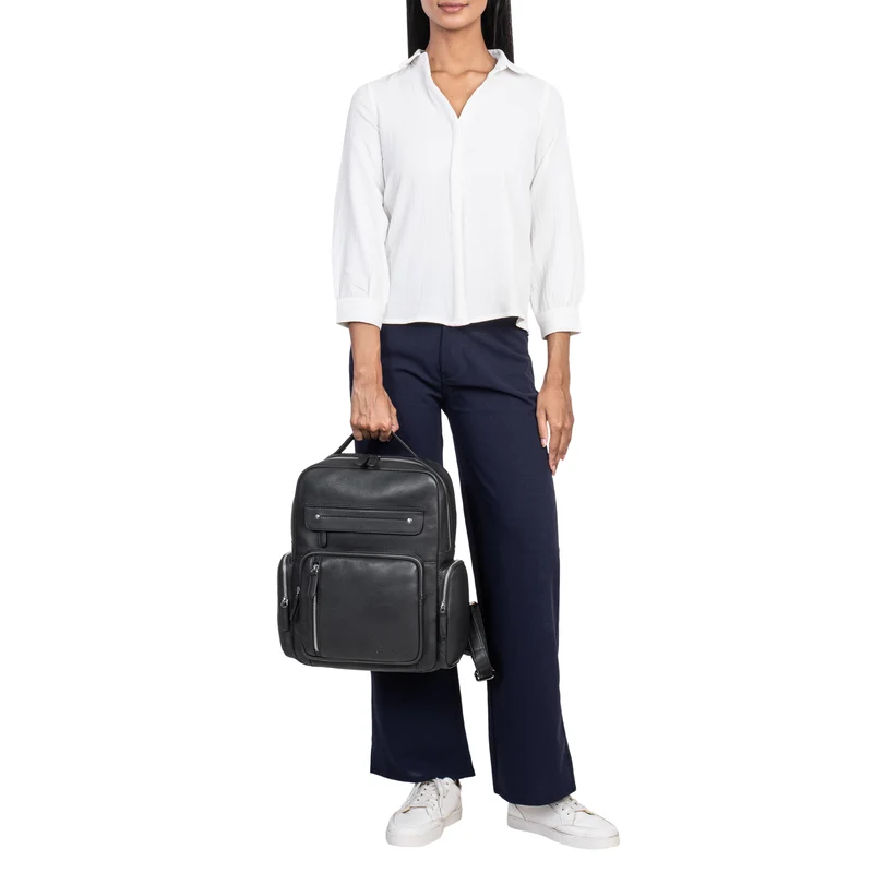 "Blaze" Vintage Leder Rucksack Herren Damen Groß