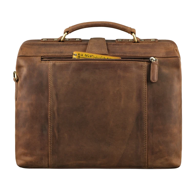 "Casey" Vintage Handtasche Leder Damen Herren Arzttasche