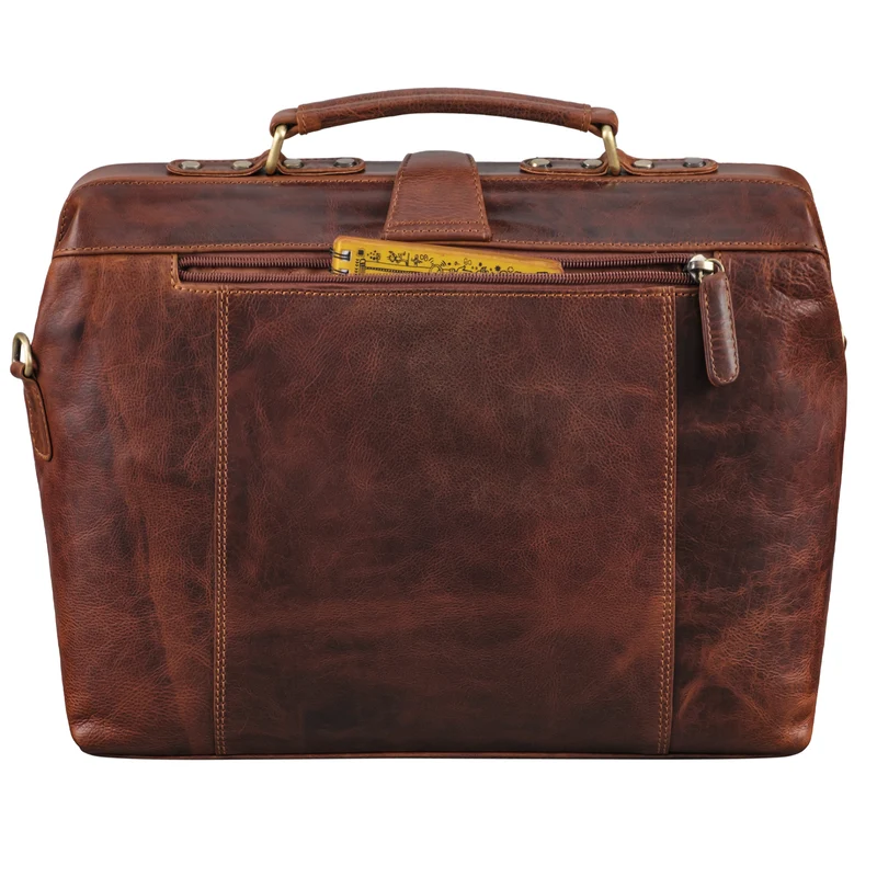 "Casey" Vintage Handtasche Leder Damen Herren Arzttasche