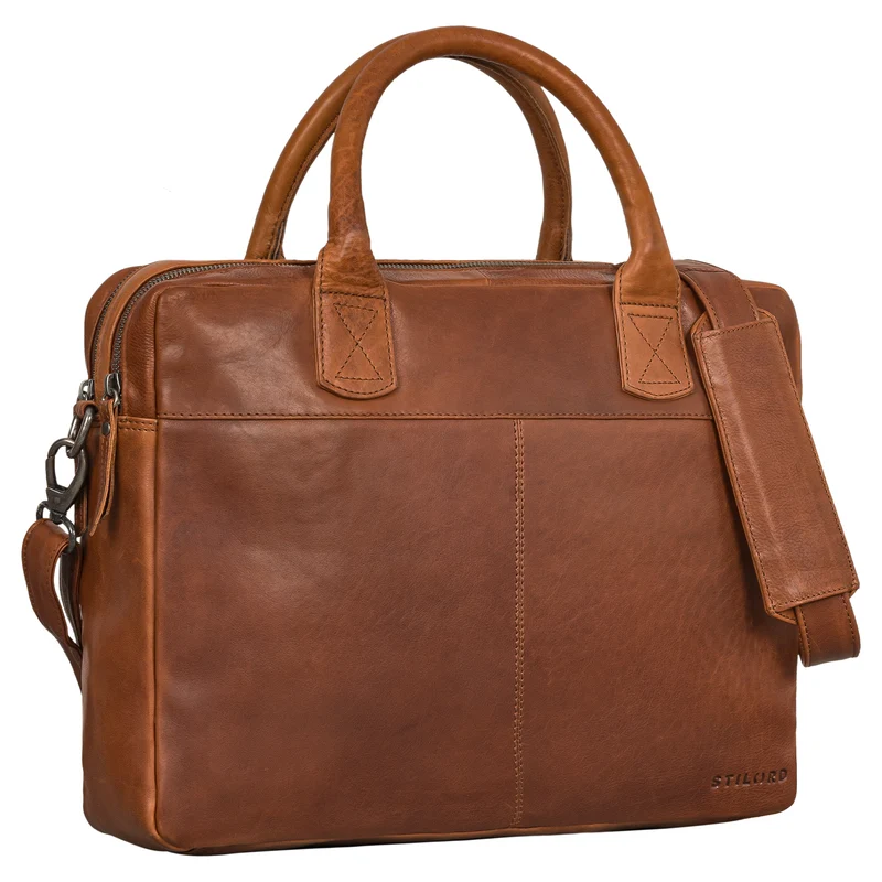 STILORD "Performance" Aktentasche Leder 15,6 Zoll