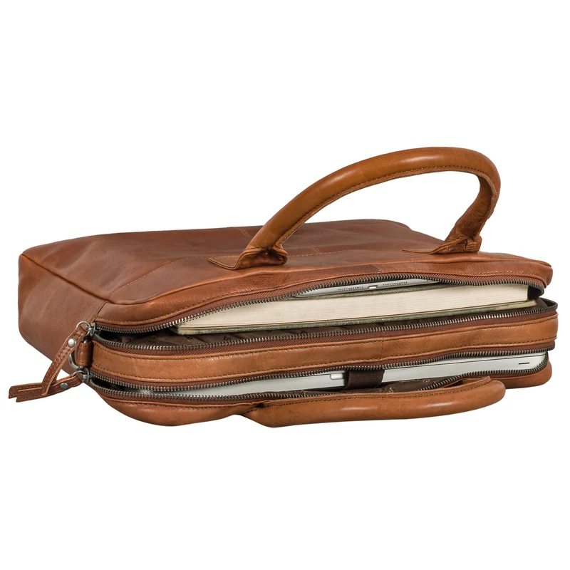 STILORD "Performance" Aktentasche Leder 15,6 Zoll