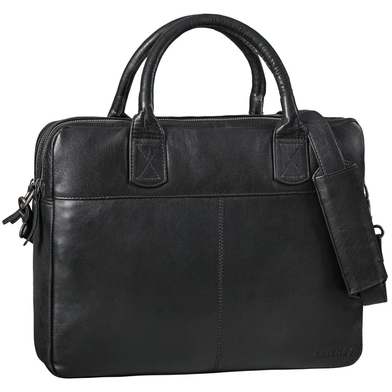 STILORD "Performance" Aktentasche Leder 15,6 Zoll