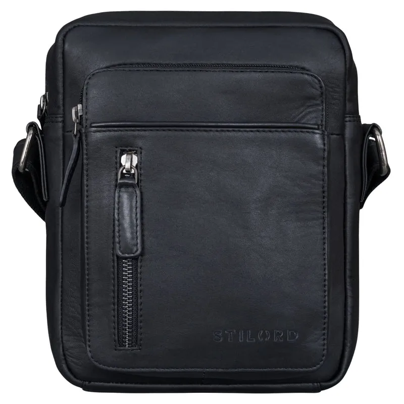 "Dain" Schultertasche Herren Leder Klein Umhängetasche