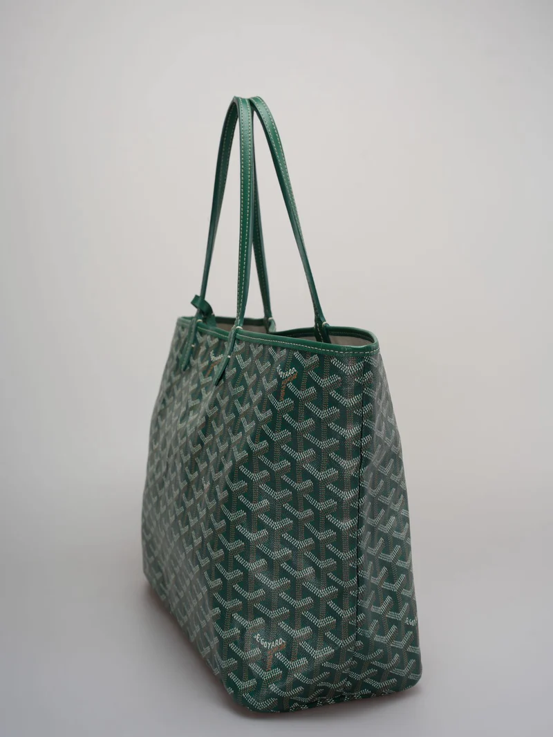 Goyard Saint Louis PM Grüne Schultertasche Grün