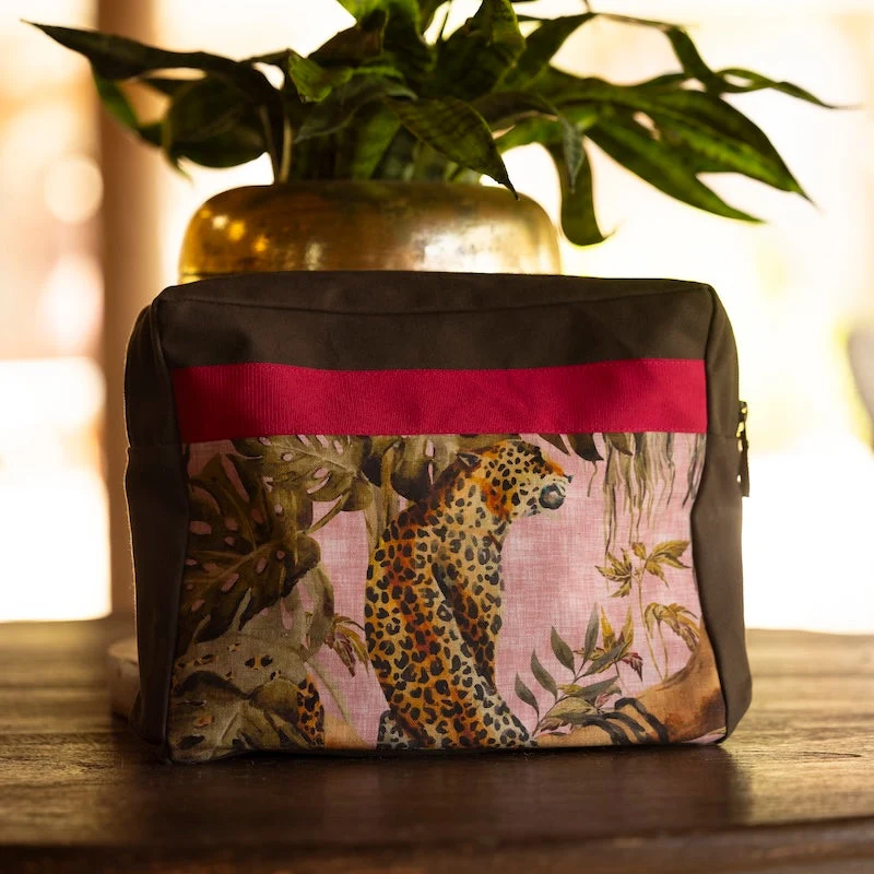 Kulturtasche -L- PINK LEO