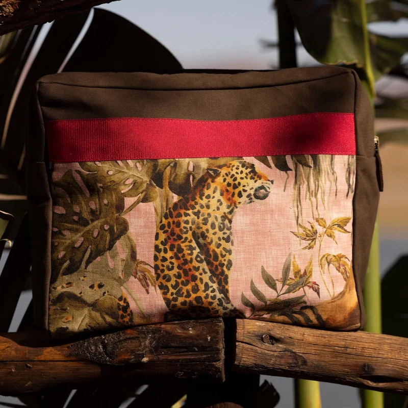 Kulturtasche -L- PINK LEO