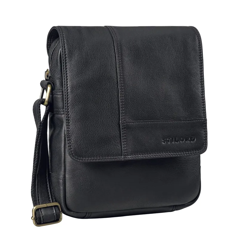 "Andy" Messenger Bag Herren Leder Klein