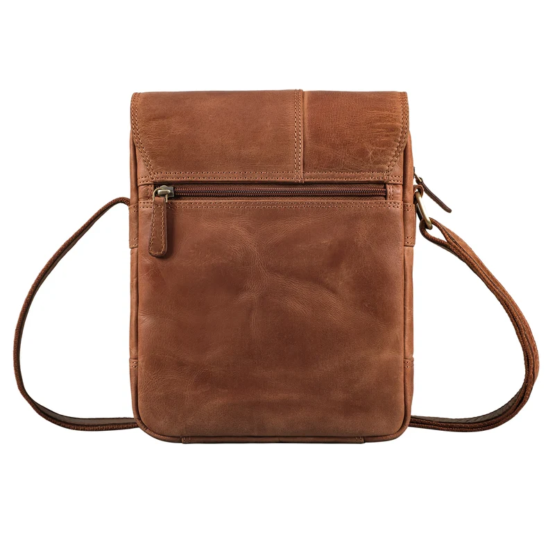 "Andy" Messenger Bag Herren Leder Klein