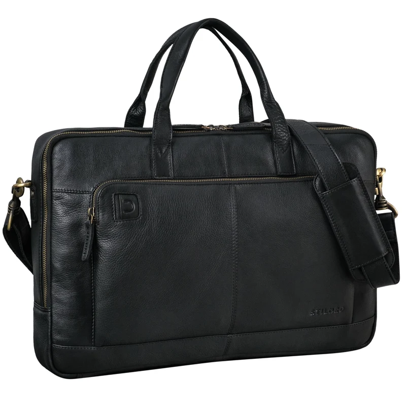 STILORD "Timothy" Elegante Laptoptasche Leder Herren & Damen 19 Zoll