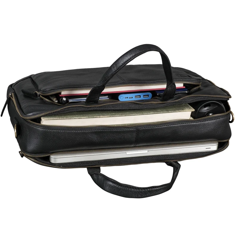 STILORD "Timothy" Elegante Laptoptasche Leder Herren & Damen 19 Zoll