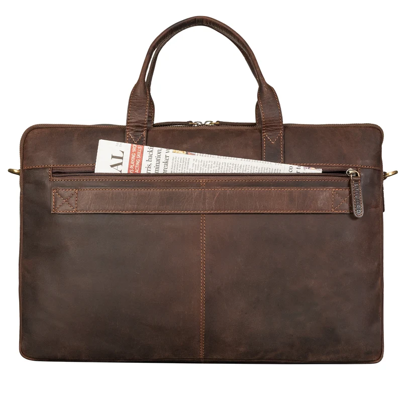 STILORD "Timothy" Elegante Laptoptasche Leder Herren & Damen 19 Zoll