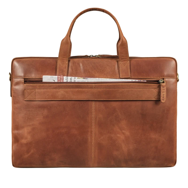 STILORD "Timothy" Elegante Laptoptasche Leder Herren & Damen 19 Zoll