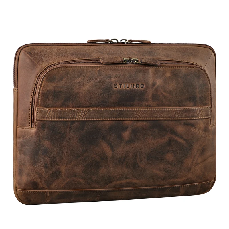 "Haven" 2-in-1 Laptop Hülle 14 Zoll Leder