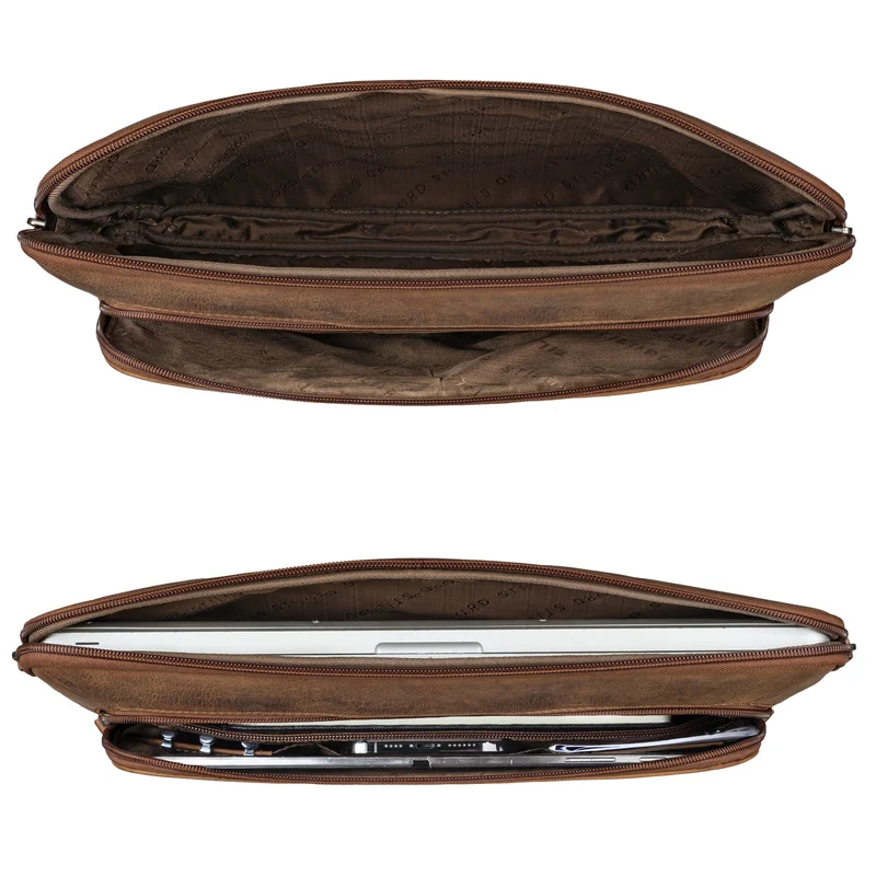 "Haven" 2-in-1 Laptop Hülle 14 Zoll Leder