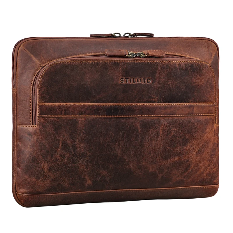 "Haven" 2-in-1 Laptop Hülle 14 Zoll Leder