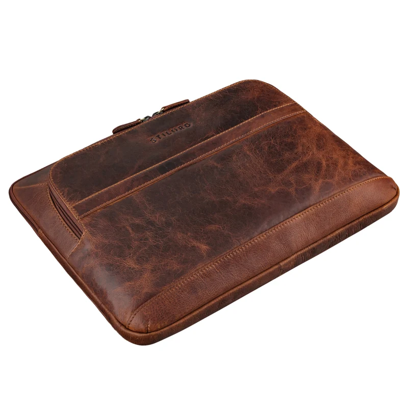 "Haven" 2-in-1 Laptop Hülle 14 Zoll Leder