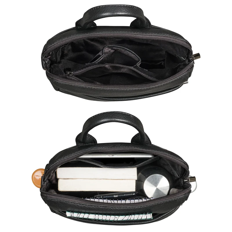 "Sienna" 2-in-1 Leder Rucksack & Umhängetasche Damen
