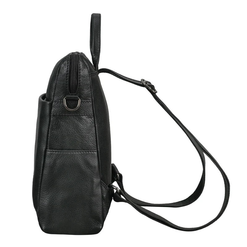 "Sienna" 2-in-1 Leder Rucksack & Umhängetasche Damen