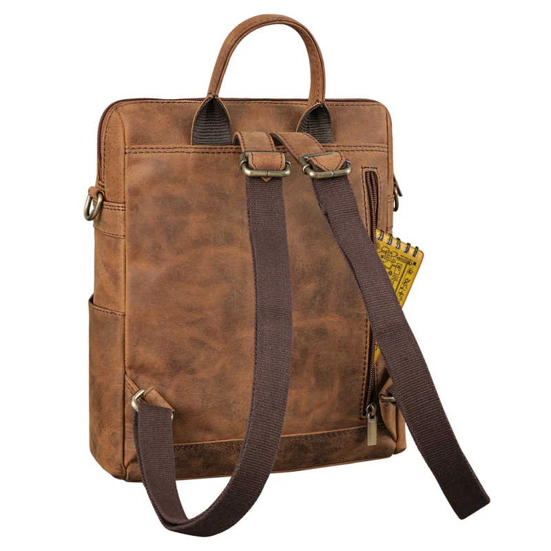 "Sienna" 2-in-1 Leder Rucksack & Umhängetasche Damen