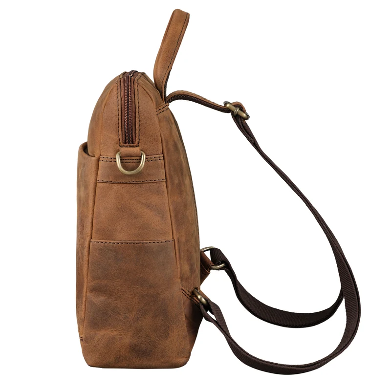 "Sienna" 2-in-1 Leder Rucksack & Umhängetasche Damen