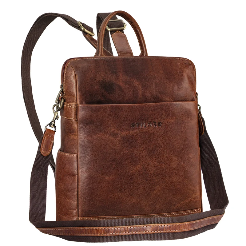 "Sienna" 2-in-1 Leder Rucksack & Umhängetasche Damen