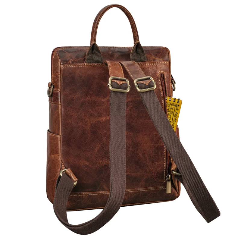 "Sienna" 2-in-1 Leder Rucksack & Umhängetasche Damen