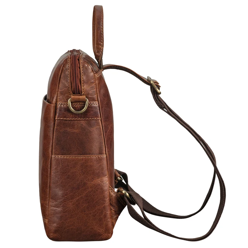 "Sienna" 2-in-1 Leder Rucksack & Umhängetasche Damen