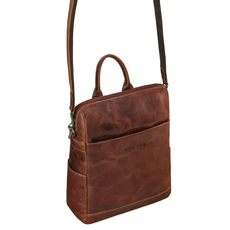 "Sienna" 2-in-1 Leder Rucksack & Umhängetasche Damen