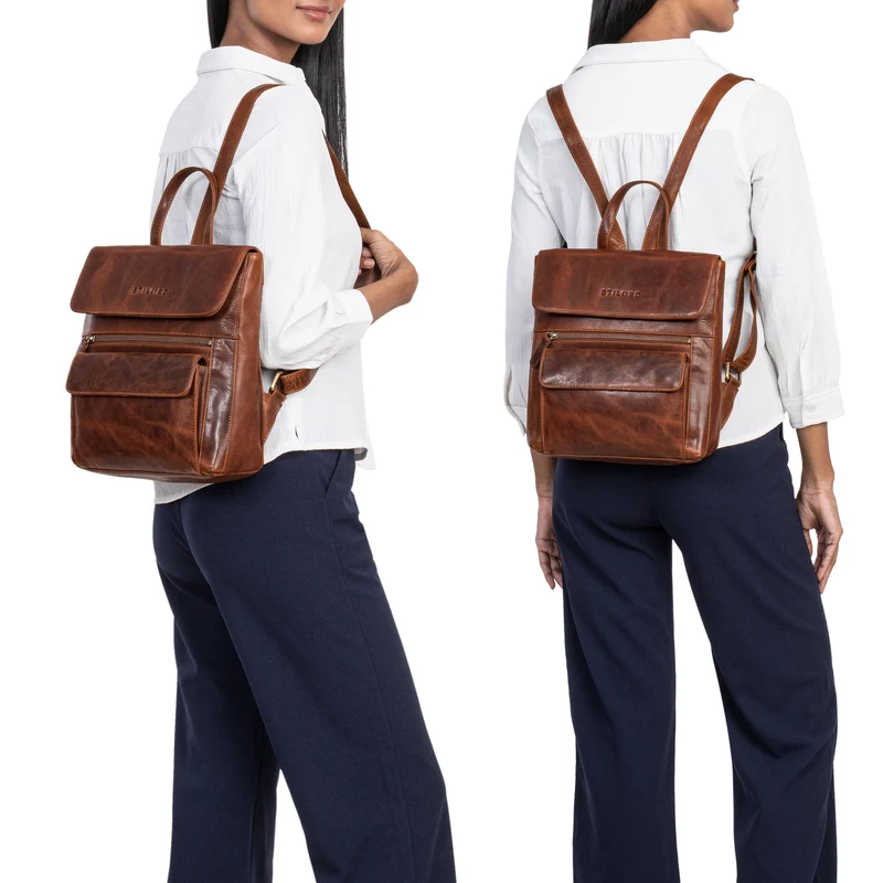 "Venetia" Kleiner Rucksack Damen Leder