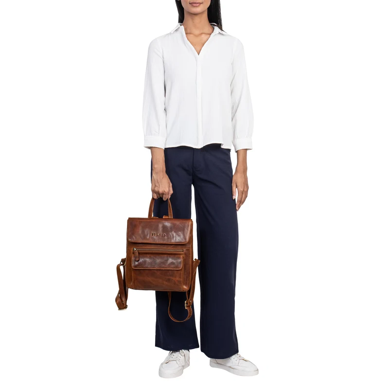"Venetia" Kleiner Rucksack Damen Leder