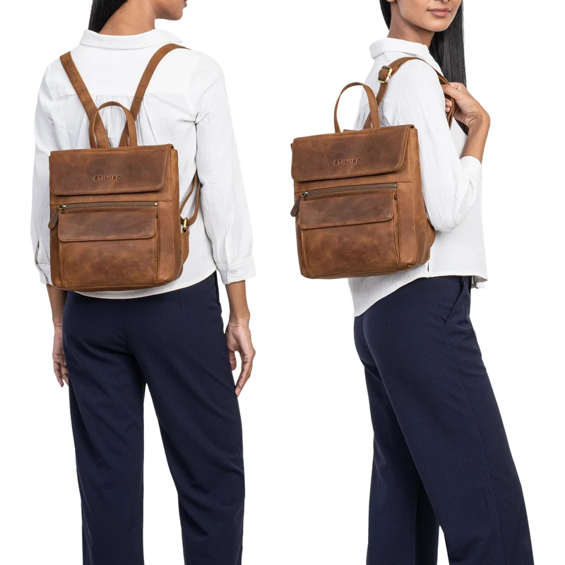"Venetia" Kleiner Rucksack Damen Leder