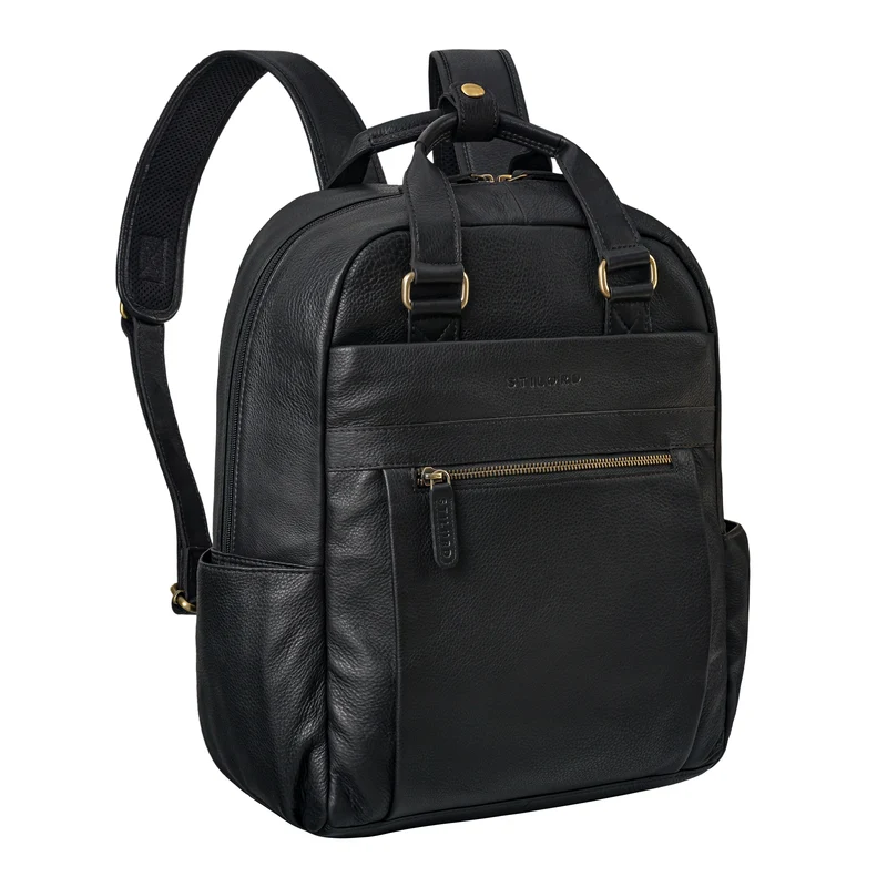 "Silva" Großer Business Rucksack Tasche Leder