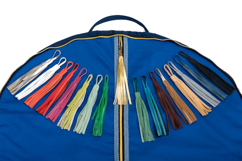Tassel aus Leder