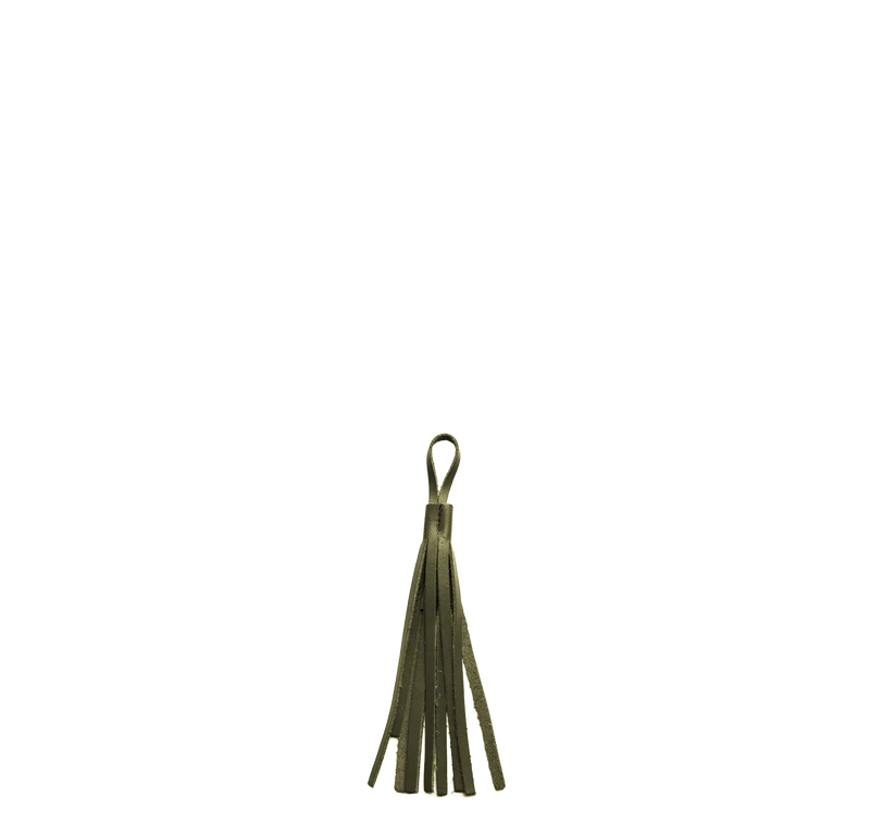 Tassel aus Leder