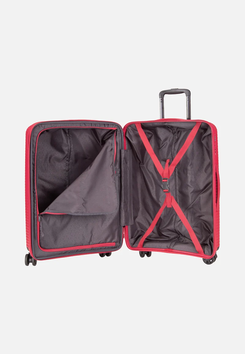 Air Stripe Trolley 4w M exp. Red - Koffer