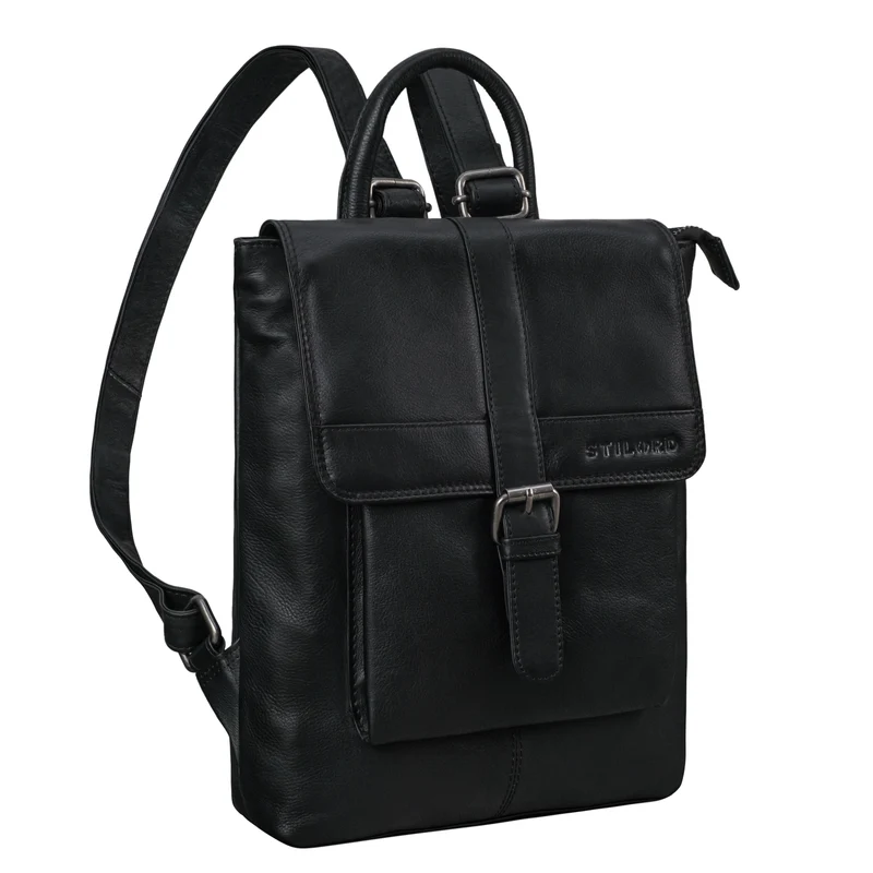 "Agnes" Damen Rucksack klein Elegant Echtleder