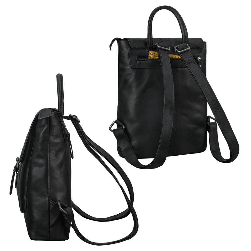 "Agnes" Damen Rucksack klein Elegant Echtleder