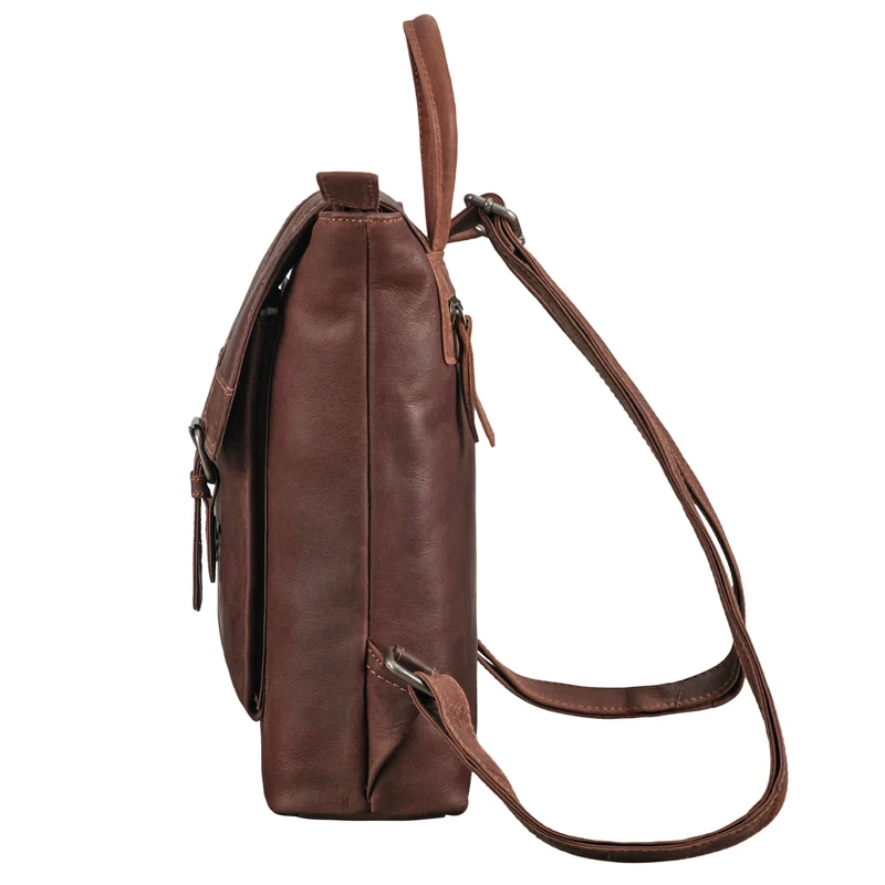 "Agnes" Damen Rucksack klein Elegant Echtleder