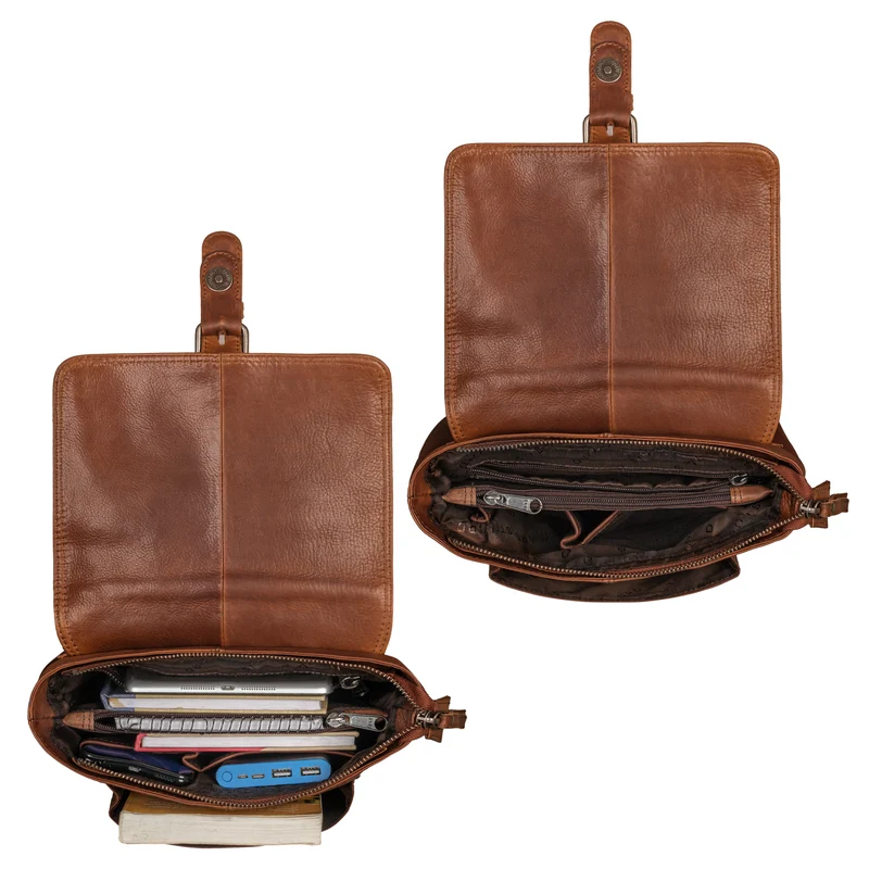 "Agnes" Damen Rucksack klein Elegant Echtleder