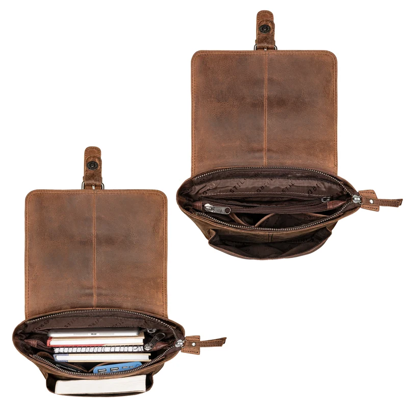 "Agnes" Damen Rucksack klein Elegant Echtleder