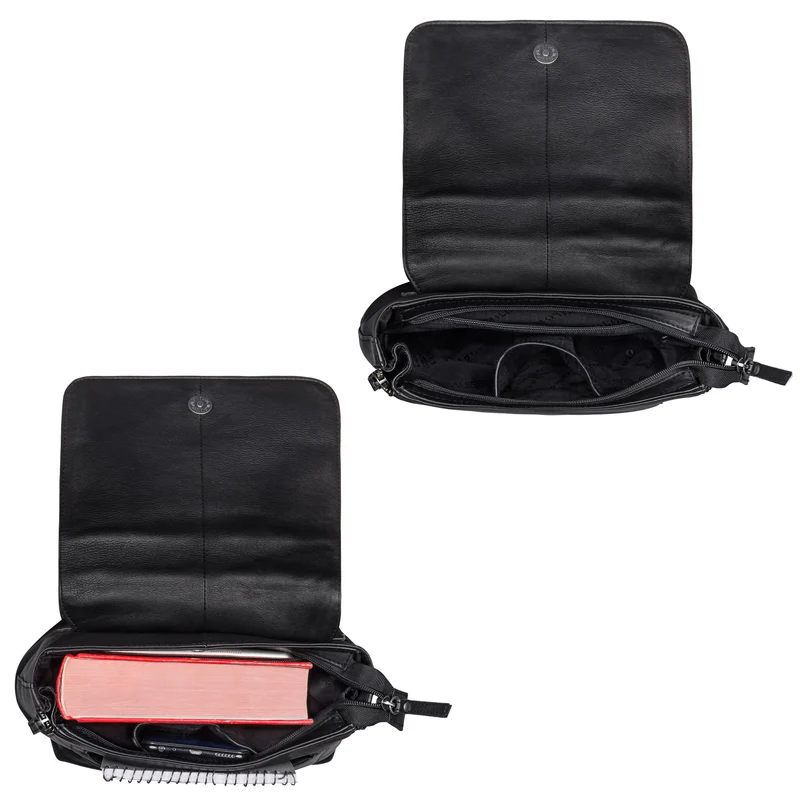 "Gesa" Eleganter Damen Rucksack Leder Klein