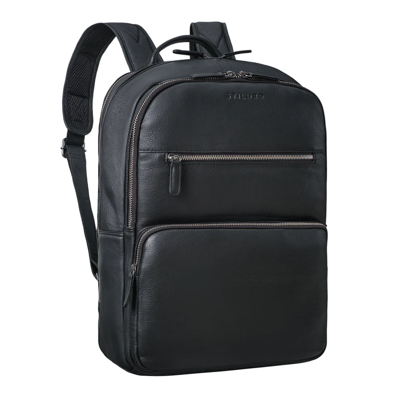 "Albus" Geräumiger Leder Rucksack mit vielen Fächern